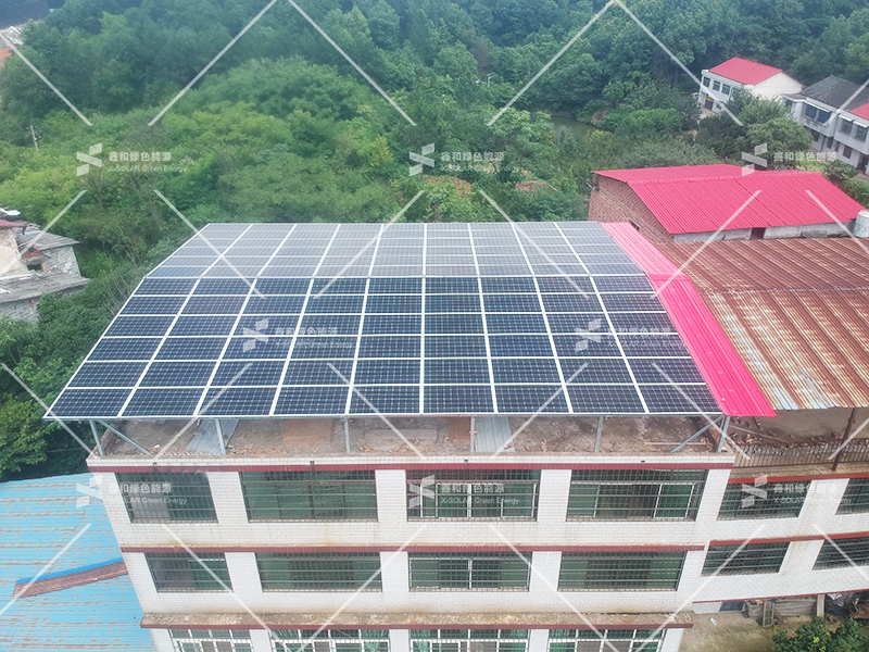 农村光伏屋顶邵阳市双清区斜屋顶太阳能发电屋顶3348千瓦项目