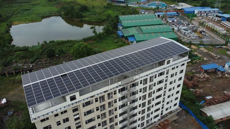 [工商业光伏屋顶]邵东隆回工商业光伏发电屋顶110KW项目