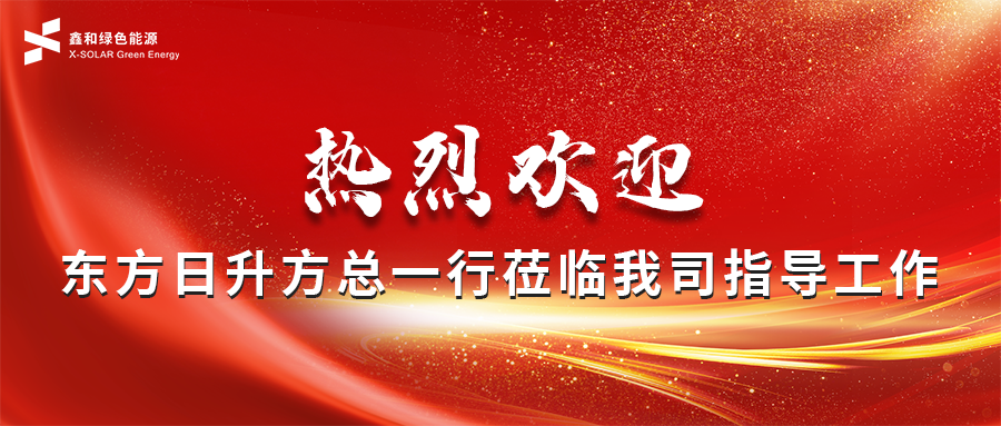 鑫闻快报 | 东方日升总部领导一行莅临我司指导